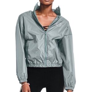 Pink Victoria Secret Lightweight Anorak Windbreaker Succulent Green Jacket